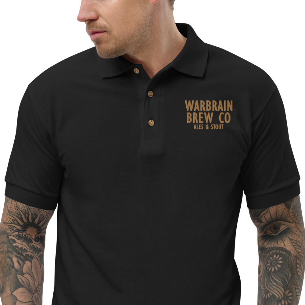 Embroidered Warbrain Logo Polo Shirt