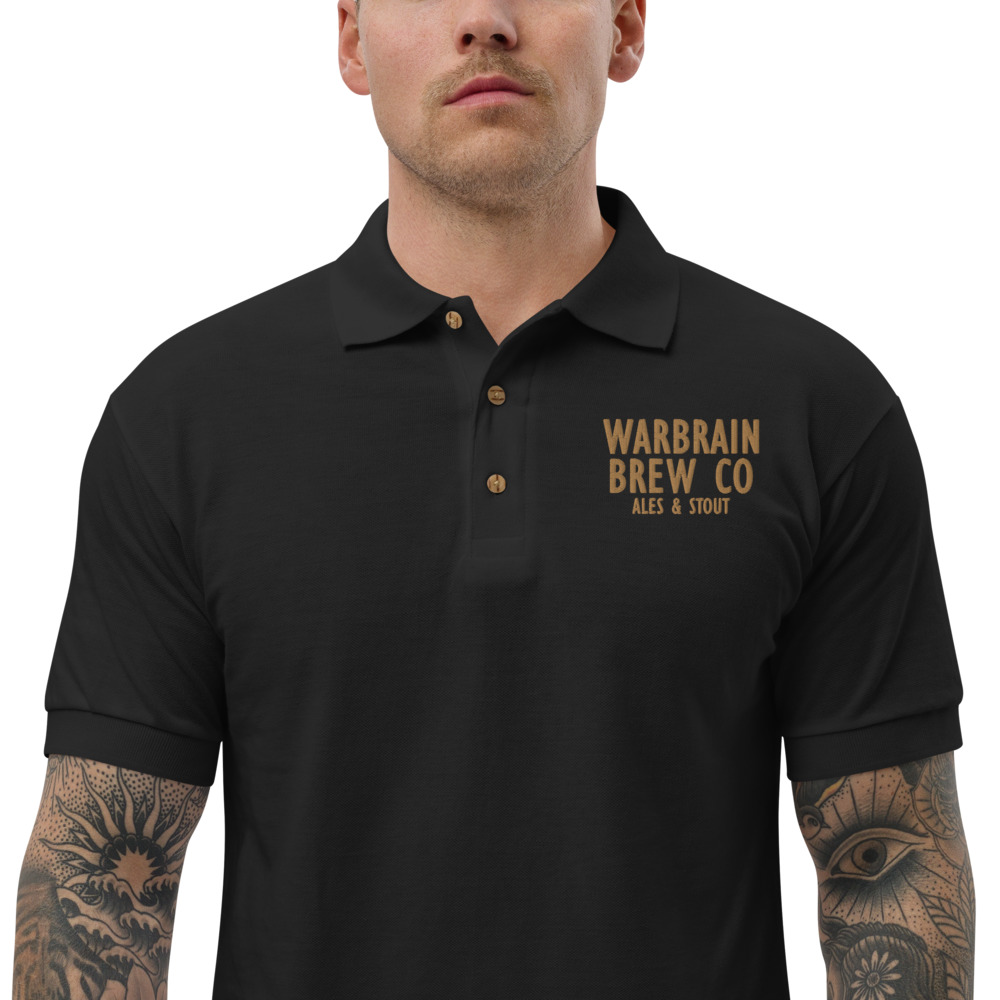 Embroidered Warbrain Logo Polo Shirt - Image 2