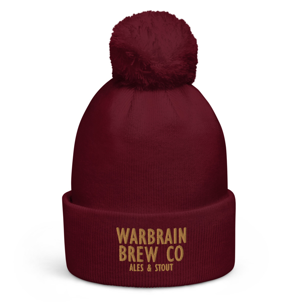 Warbrain Logo Bobble Hat - Image 2