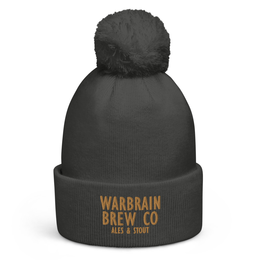 Warbrain Logo Bobble Hat - Image 4