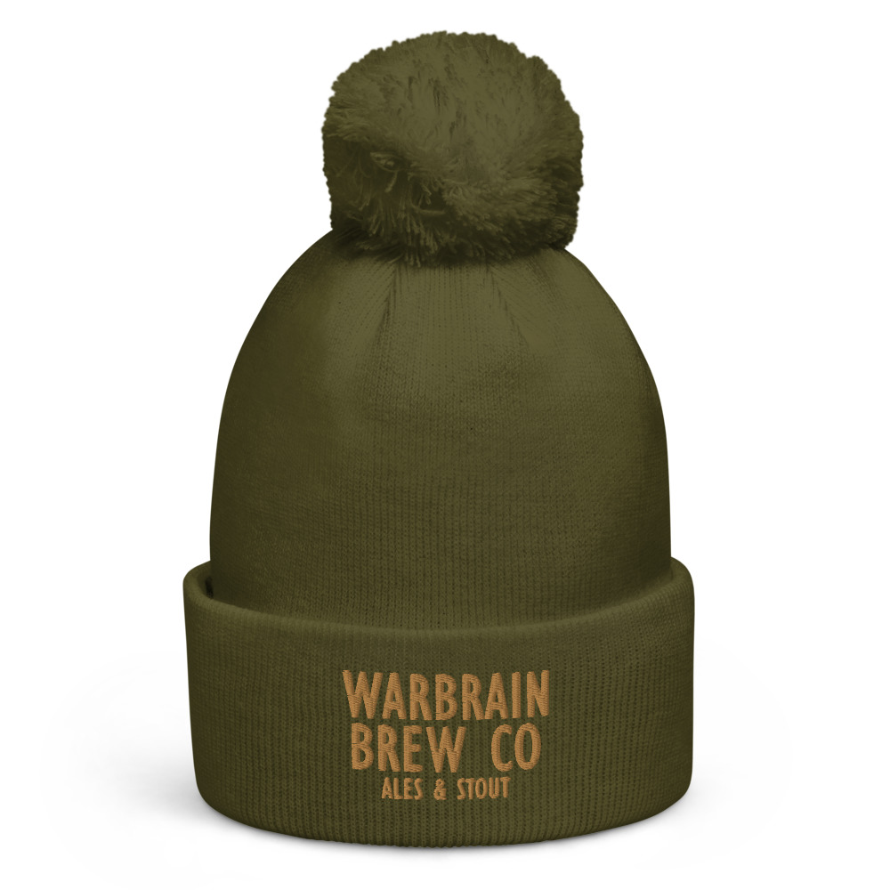 Warbrain Logo Bobble Hat - Image 5